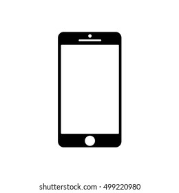 Smartphone icon in trendy flat style isolated on white background. Telephone symbol for your web site design, logo, app, UI. Vector illustration, EPS10.

