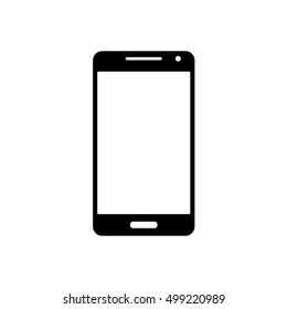 Smartphone icon in trendy flat style isolated on white background. Telephone symbol for your web site design, logo, app, UI. Vector illustration, EPS10.
