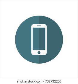 smartphone icon in trendy flat style isolated on white background. smartphone icon symbol for your web site design,smartphone logo, app, UI. Vector illustration, smartphone icon eps10. 