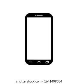 smartphone icon with a trendy style line. vector illustration