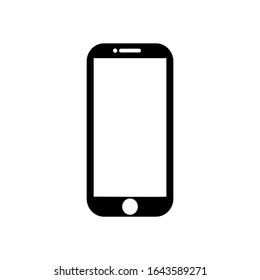 smartphone icon with a trendy style line. vector illustration