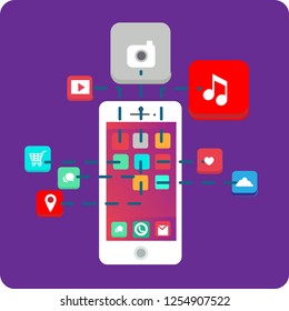 smartphone icon for user interface