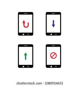 Smartphone icon vector