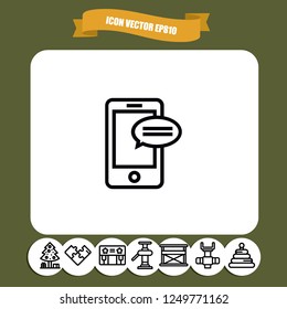 Smartphone icon vector
