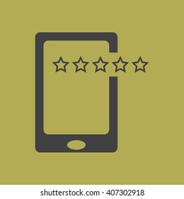 Smartphone Icon Vector. 