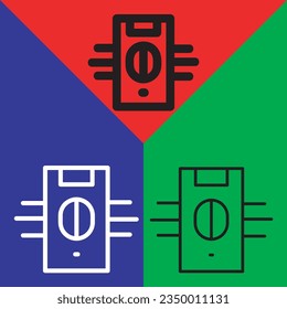 Smartphone icon. Smartphone vector icon from Artificial Intelligence collection. Outline style Smartphone icon.