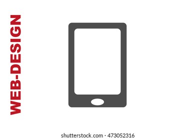 Smartphone Icon Vector, author portfolio web-design