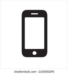 Smartphone Icon vector black and white