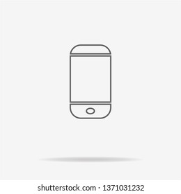 Smartphone icon. Vector concept illustration for design.