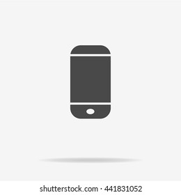 Smartphone icon. Vector concept illustration for design.
