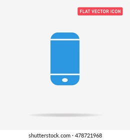 Smartphone icon. Vector concept illustration for design.