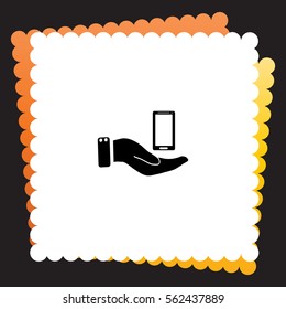 Smartphone  icon. Vector design.