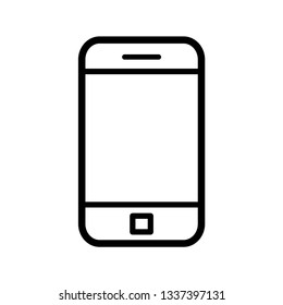 Smartphone icon vector design on white background