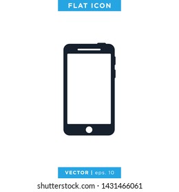 Smartphone Icon Vector Design Template. Phone Icon Trendy Flat Design