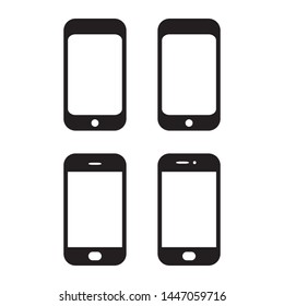 smartphone icon vector design template