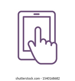 Smartphone icon vector design template