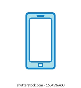 Smartphone icon vector design template ilustrasion