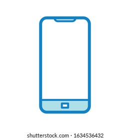 Smartphone icon vector design template ilustrasion