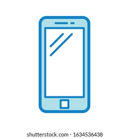 Smartphone icon vector design template ilustrasion