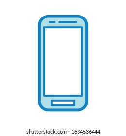 Smartphone icon vector design template ilustrasion
