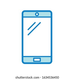 Smartphone icon vector design template ilustrasion