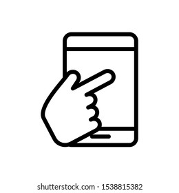 Smartphone icon vector desin template