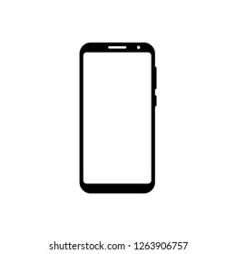 smartphone icon, vector editable eps10