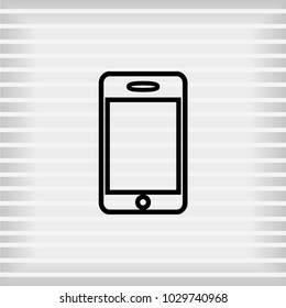 smartphone icon, Vector EPS 10 illustration style