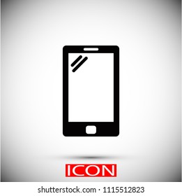 smartphone icon, Vector EPS 10 illustration style