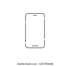 Smartphone icon . Vector . EPS 10