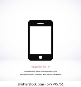 smartphone icon, Vector EPS 10 illustration style
