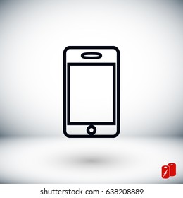 smartphone icon, Vector EPS 10 illustration style