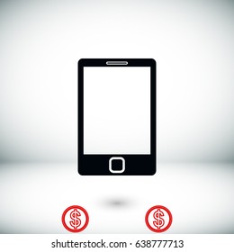 smartphone icon, Vector EPS 10 illustration style