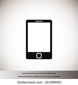 smartphone icon, Vector EPS 10 illustration style