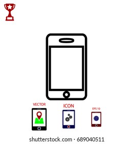 smartphone icon, Vector EPS 10 illustration style