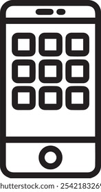 Archivo eps de Vector de iconos de smartphone 