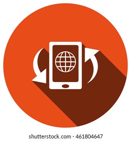 Smartphone Icon, vector, icon flat 