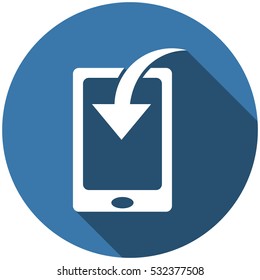 Smartphone Icon Vector flat design style