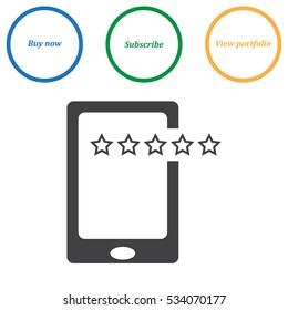 Smartphone Icon Vector flat design style