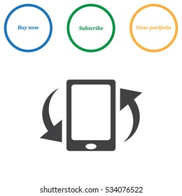 Smartphone Icon Vector flat design style