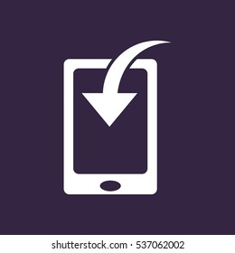 Smartphone Icon Vector flat design style