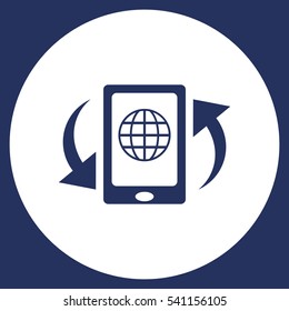 Smartphone Icon Vector flat design style