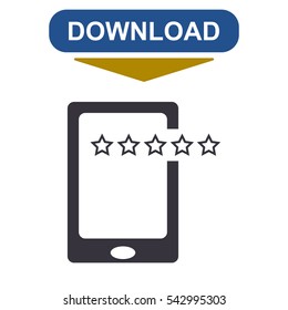 Smartphone Icon Vector flat design style