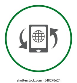 Smartphone Icon Vector flat design style