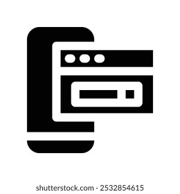 Smartphone-Symbol. Vektorsymbol für Ihre Website, Ihr Handy, Ihre Präsentation und Ihr Logo-Design.