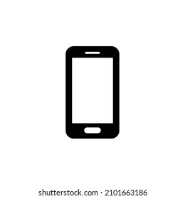 smartphone icon vector. handphone glyph symbol design