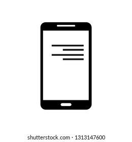 Smartphone icon. Vector Illustration