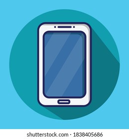 Smartphone icon in vector illustration.