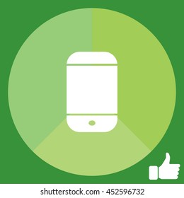 smartphone icon, vector illustration