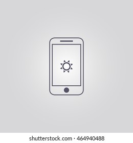 smartphone icon. vector illustration